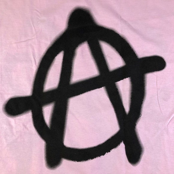 Sus Boy 911 Anarchy Big Logo Light Pink Lil Peep - Picture 5 of 7